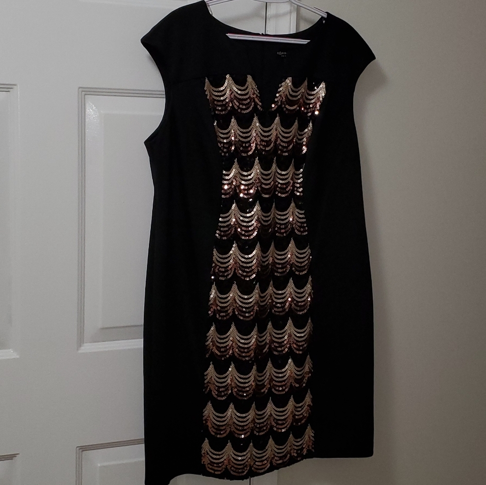 Lovely sequined dress.